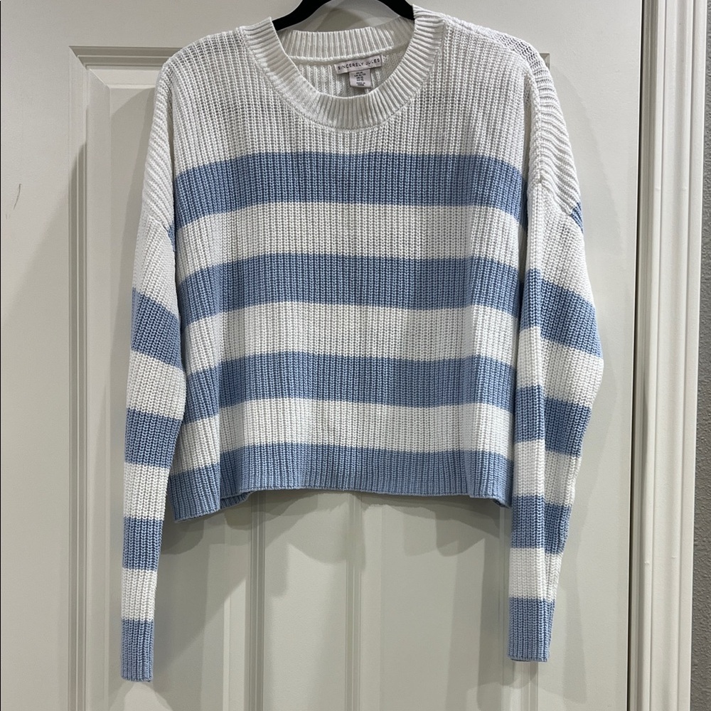 Sincerely Jules oversized knit cropped sweater size XL
